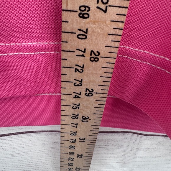 FootJoy Golf Polo Athletic Fit Pink Short Sleeve Golf Shirt‎ Medium Performance - Picture 7 of 8